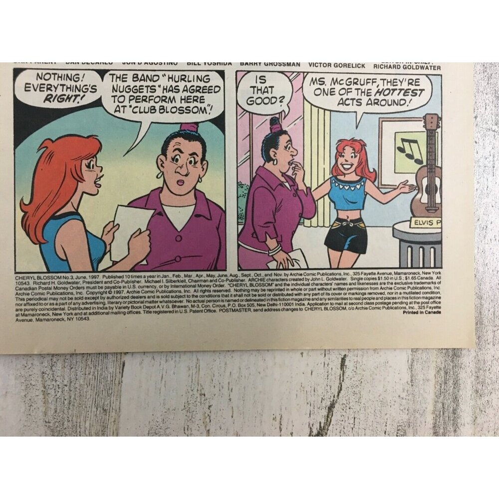 Cheryl Blossom #3 June 1997 Dan DeCarlo Cover Home Improvement - Picture 8 of 15